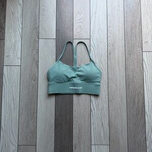 Minibeast Teal Sports Bra for Women